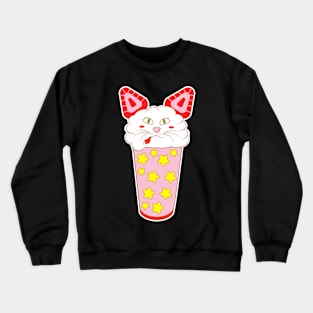 Milkshake cat Crewneck Sweatshirt